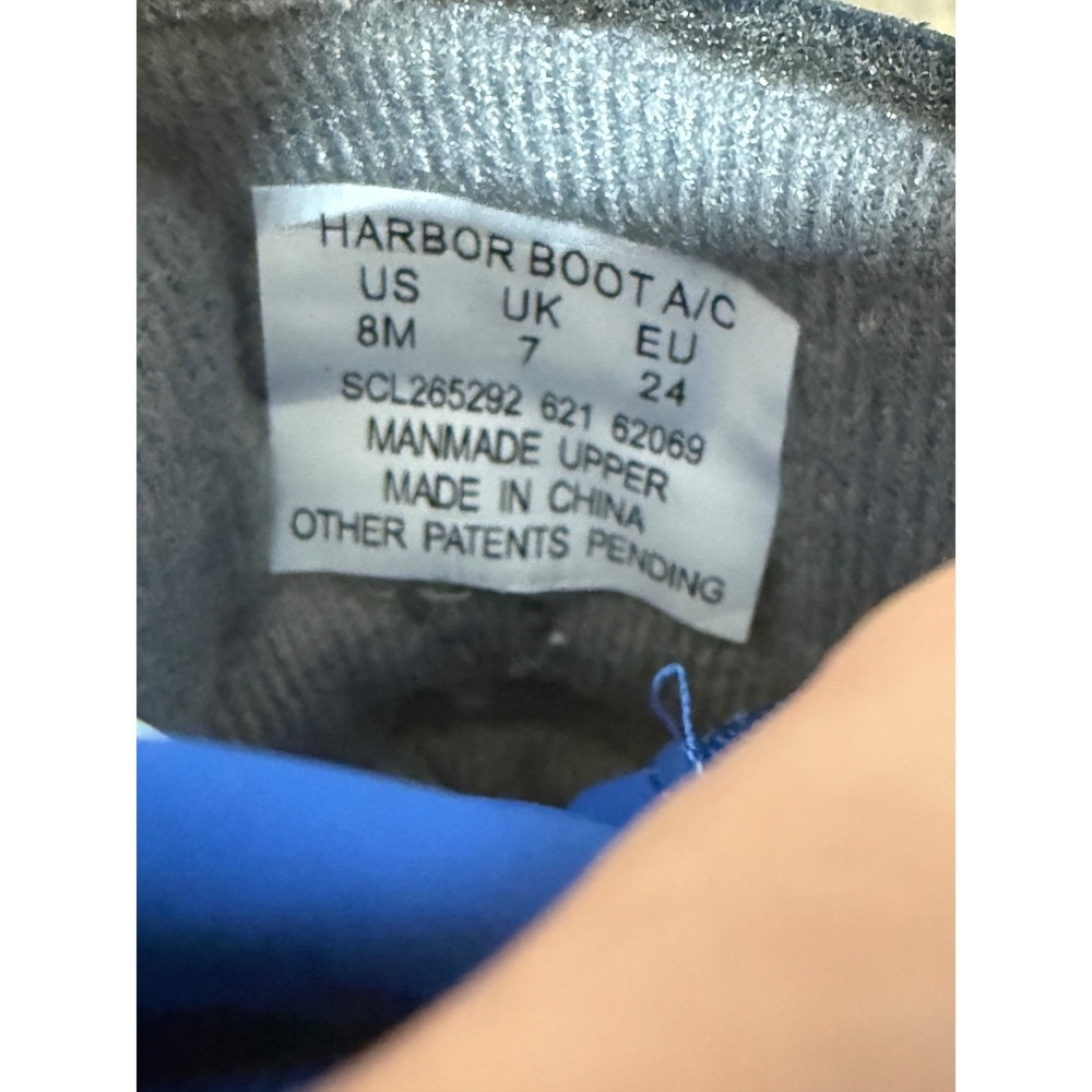Sperry Harbor Boot A/C Toddler Boys Grey Blue Winter Duck Boots Size 8M - Picture 6 of 6